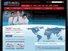 Tablet Screenshot of plimsollglobal.com